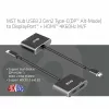Hub MST CLUB3D USB3.2 Gen2 Type-C (DP Alt-Mode) su DisplayPort + HDMI 4K60Hz M/F
