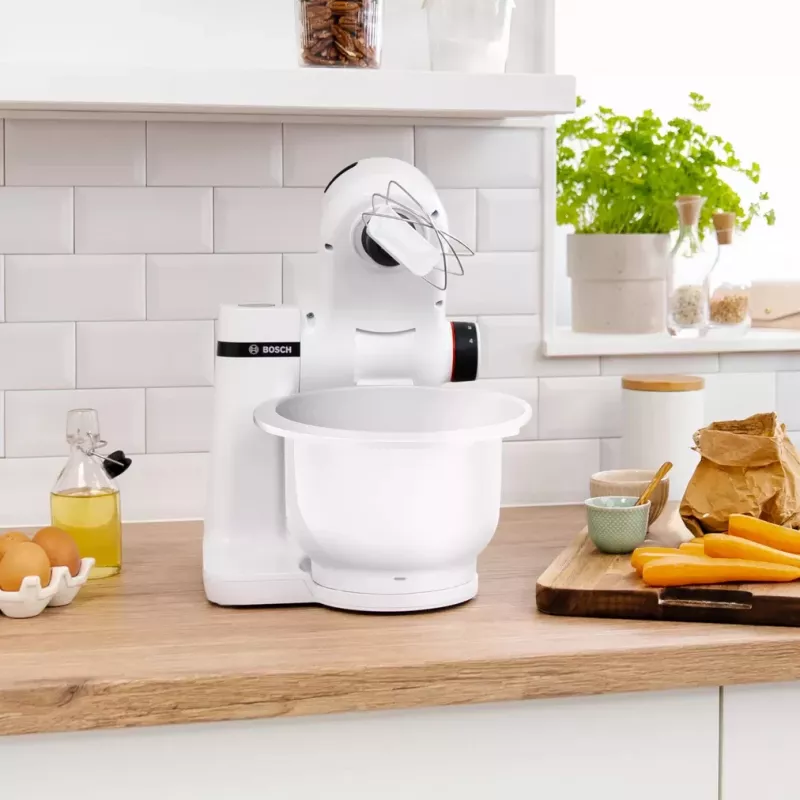 Robot da cucina Bosch Serie 2 MUMS2AW00 — 700 W, ciotola 3,8 L, 4 velocità, bianco