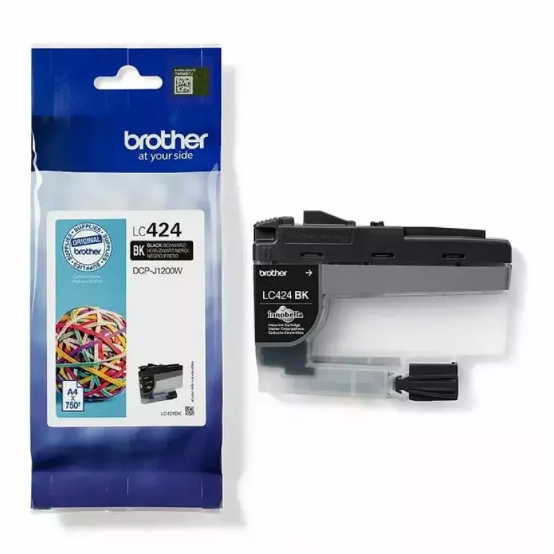 Brother LC424BK cartuccia d'inchiostro 1 pz. originale nero