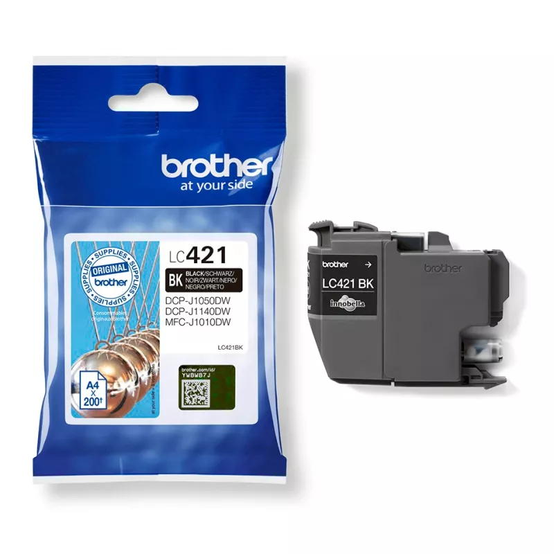 Brother LC421BK cartuccia d'inchiostro 1 pz. originale nero