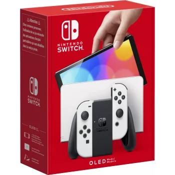 Nintendo Switch OLED, Nintendo Switch, NVIDIA Custom Tegra, bianco, analogico / digitale, tasto Home, tasto accensione/spegnimento, tasti