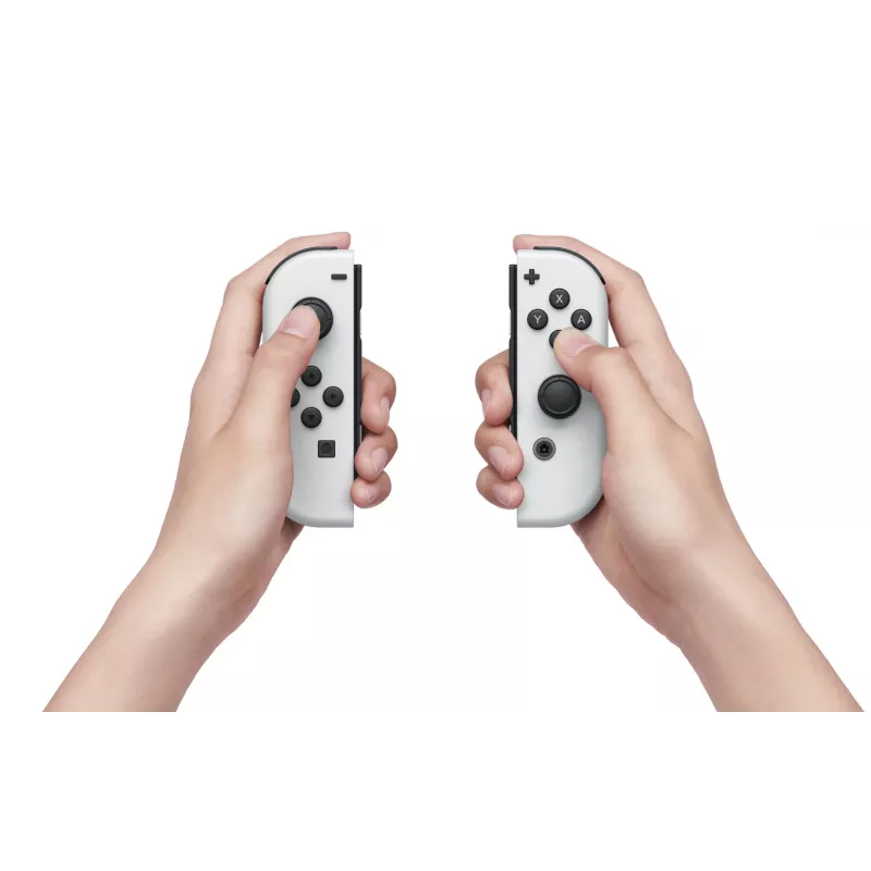 Nintendo Switch OLED, Nintendo Switch, NVIDIA Custom Tegra, bianco, analogico / digitale, tasto Home, tasto accensione/spegnimento, tasti