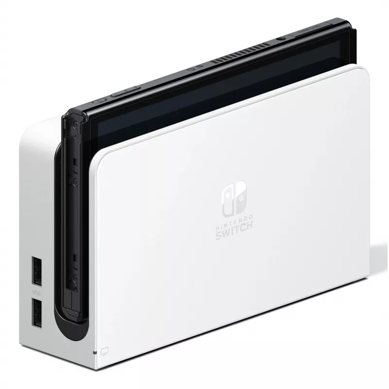Nintendo Switch OLED, Nintendo Switch, NVIDIA Custom Tegra, bianco, analogico / digitale, tasto Home, tasto accensione/spegnimento, tasti