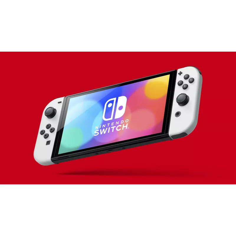 Nintendo Switch OLED, Nintendo Switch, NVIDIA Custom Tegra, bianco, analogico / digitale, tasto Home, tasto accensione/spegnimento, tasti
