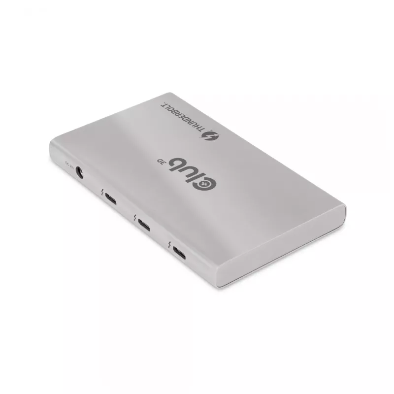 CLUB3D hub portatile 5-in-1 Thunderbolt™4 certificato con Smart Power