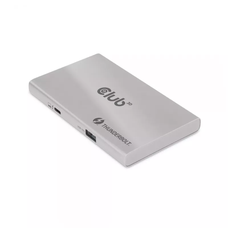 CLUB3D hub portatile 5-in-1 Thunderbolt™4 certificato con Smart Power