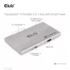 CLUB3D hub portatile 5-in-1 Thunderbolt™4 certificato con Smart Power