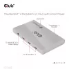 CLUB3D hub portatile 5-in-1 Thunderbolt™4 certificato con Smart Power