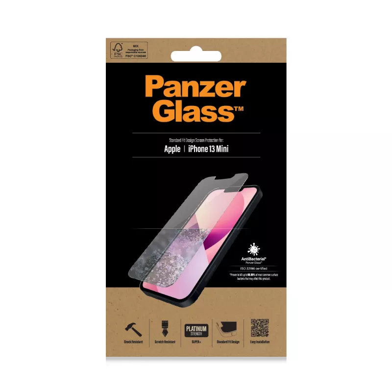 PanzerGlass pellicola protettiva per display per Apple iPhone 13 Mini Standard Fit