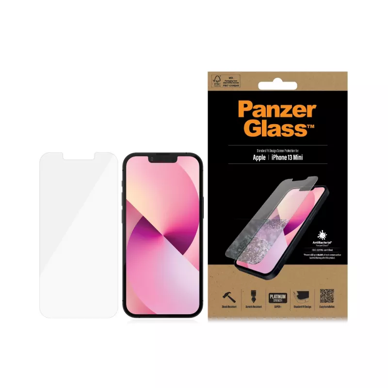 PanzerGlass pellicola protettiva per display per Apple iPhone 13 Mini Standard Fit