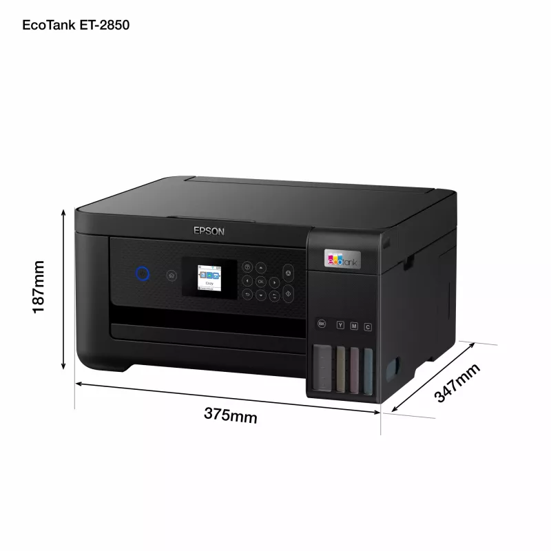 Epson EcoTank ET-2850 stampante a serbatoio d'inchiostro A4 multifunzione Wi-Fi