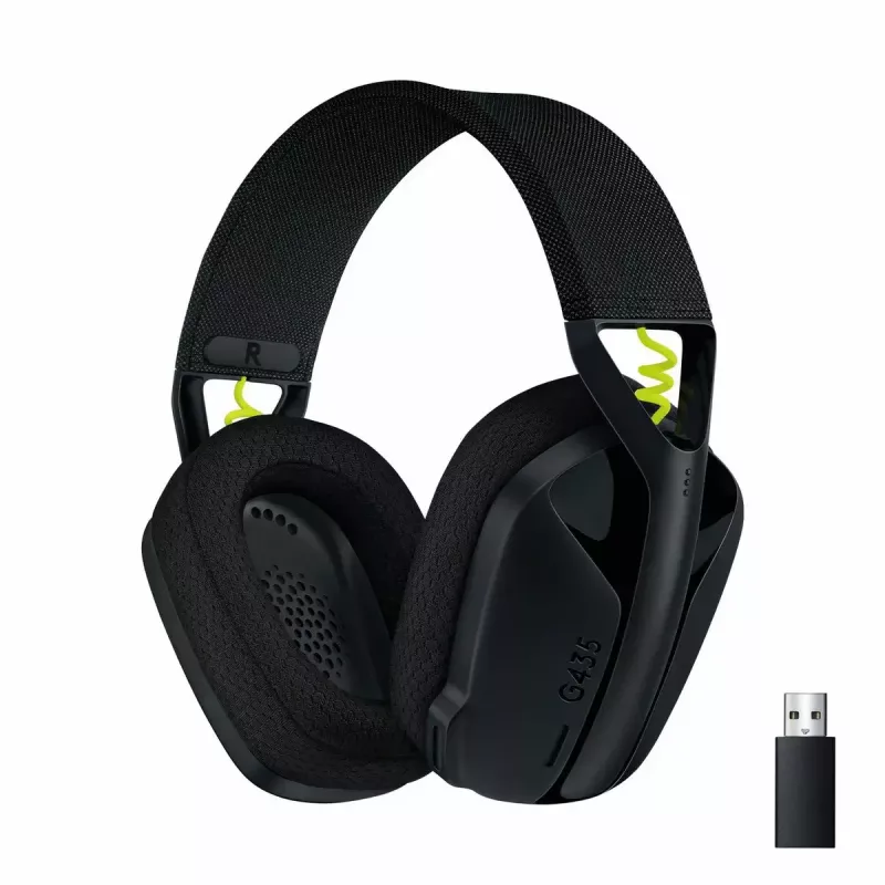 LOGITECH G435 Lightspeed cuffie gaming wireless - nero