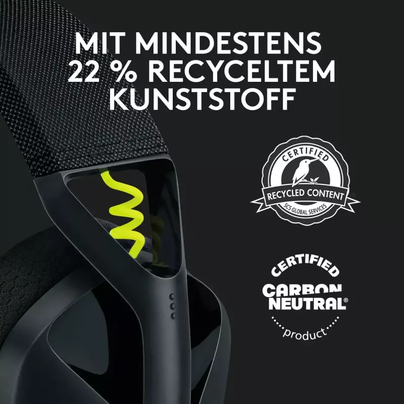 LOGITECH G435 Lightspeed cuffie gaming wireless - nero