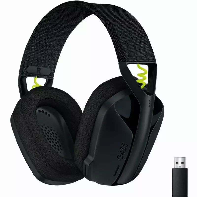LOGITECH G435 Lightspeed cuffie gaming wireless - nero