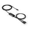 CLUB3D cavo di ricarica a Y USB Type-C a 2x USB Type-C, max. 100W, 1,83m/6ft M/M