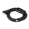 CLUB3D cavo di ricarica a Y USB Type-C a 2x USB Type-C, max. 100W, 1,83m/6ft M/M