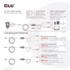 CLUB3D cavo di ricarica a Y USB Type-C a 2x USB Type-C, max. 100W, 1,83m/6ft M/M