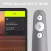 LOGITECH R500 telecomando laser per presentazioni grigio