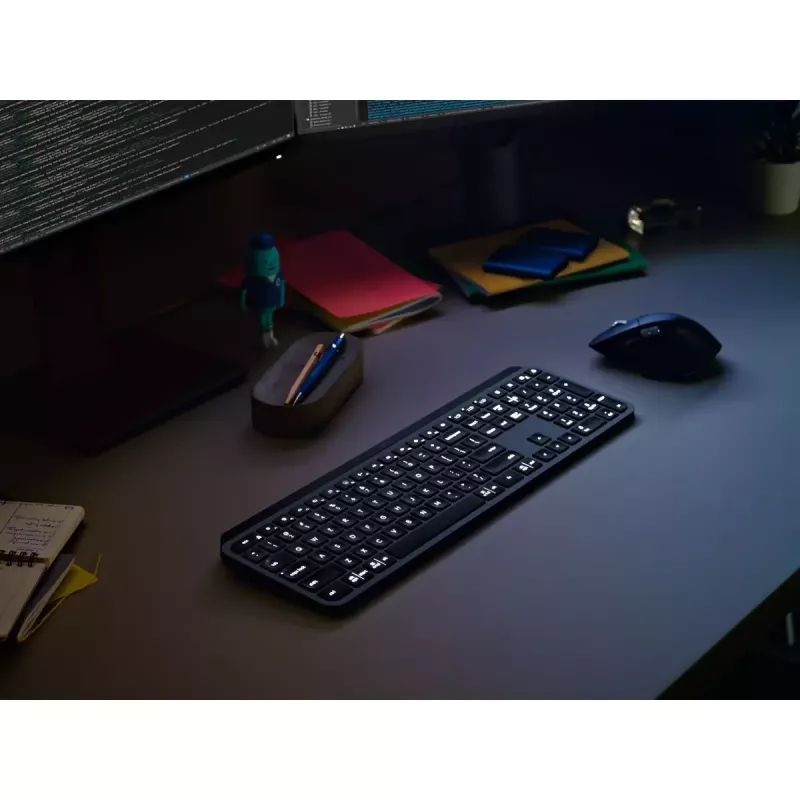 LOGITECH MX Keys For Business - tastiera wireless - Graphite - US International Qwerty