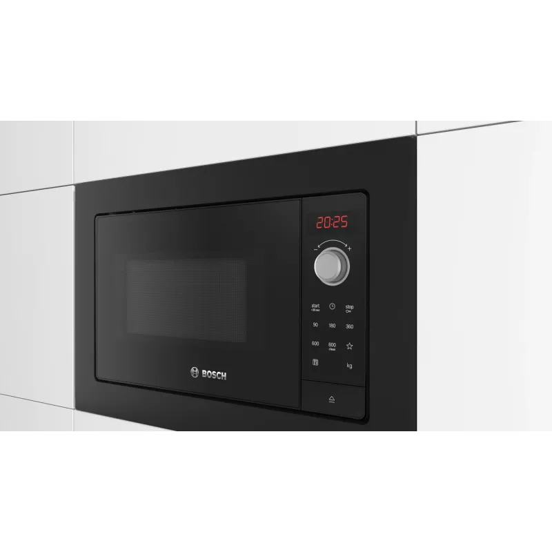 Bosch Serie 2 BFL623MB3 microonde nero microonde solo da incasso 20 L 800 W