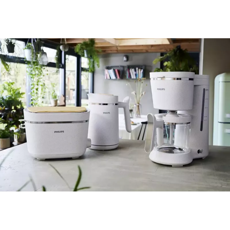 Tostapane Philips HD2640/10 Eco Conscious Edition, 2 fette, 830 W, bianco