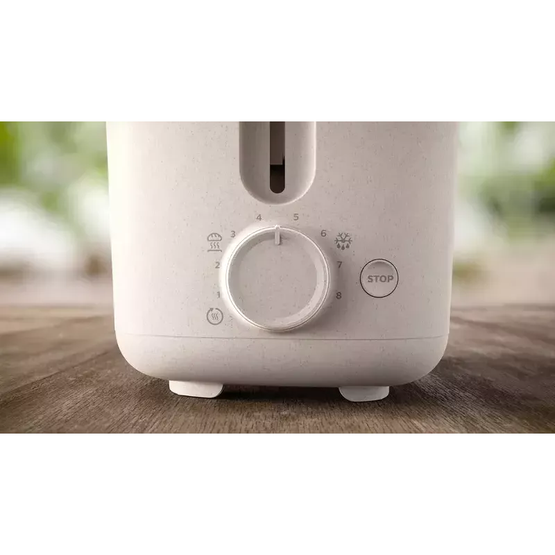 Tostapane Philips HD2640/10 Eco Conscious Edition, 2 fette, 830 W, bianco