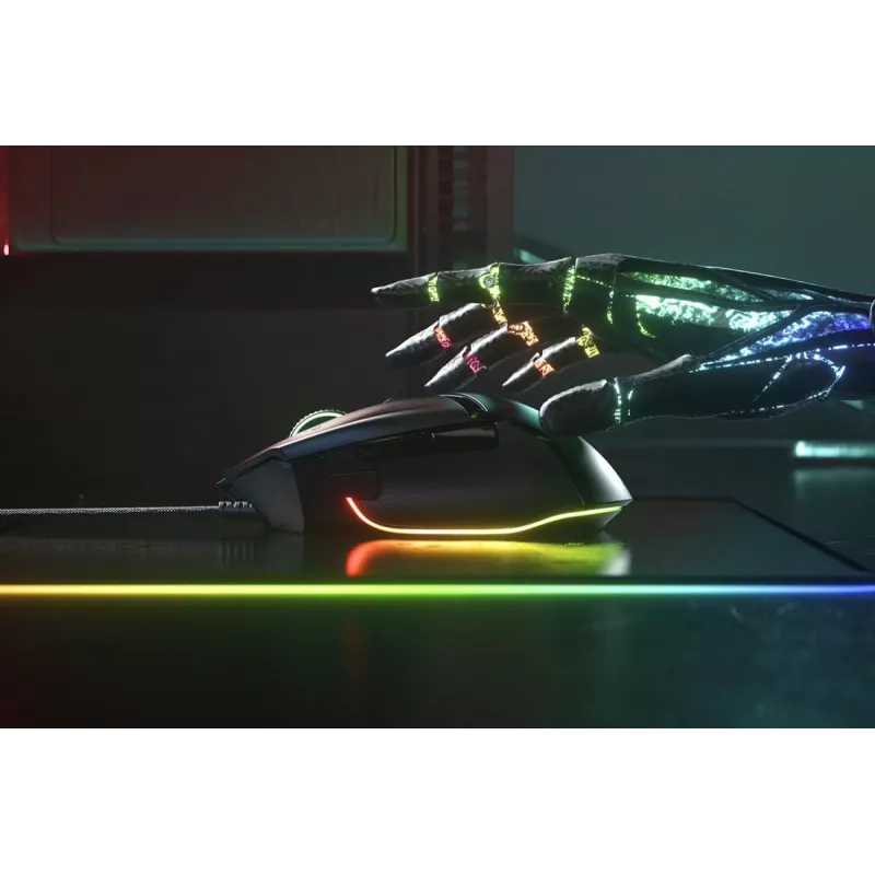Mouse gaming Razer Basilisk V3, per destrorsi, ottico 26.000 DPI, 11 tasti programmabili, USB Type-A, nero