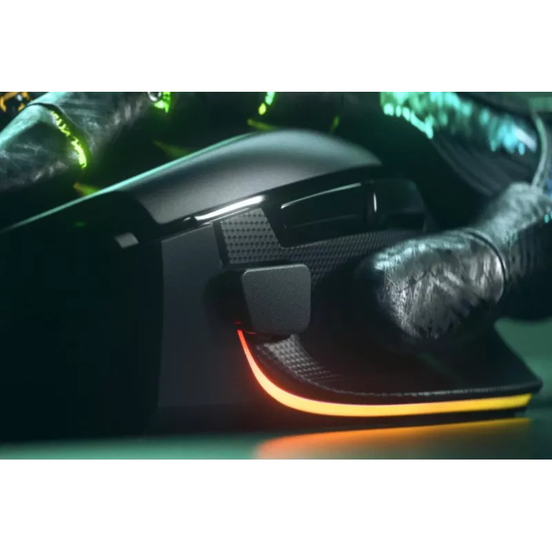 Mouse gaming Razer Basilisk V3, per destrorsi, ottico 26.000 DPI, 11 tasti programmabili, USB Type-A, nero