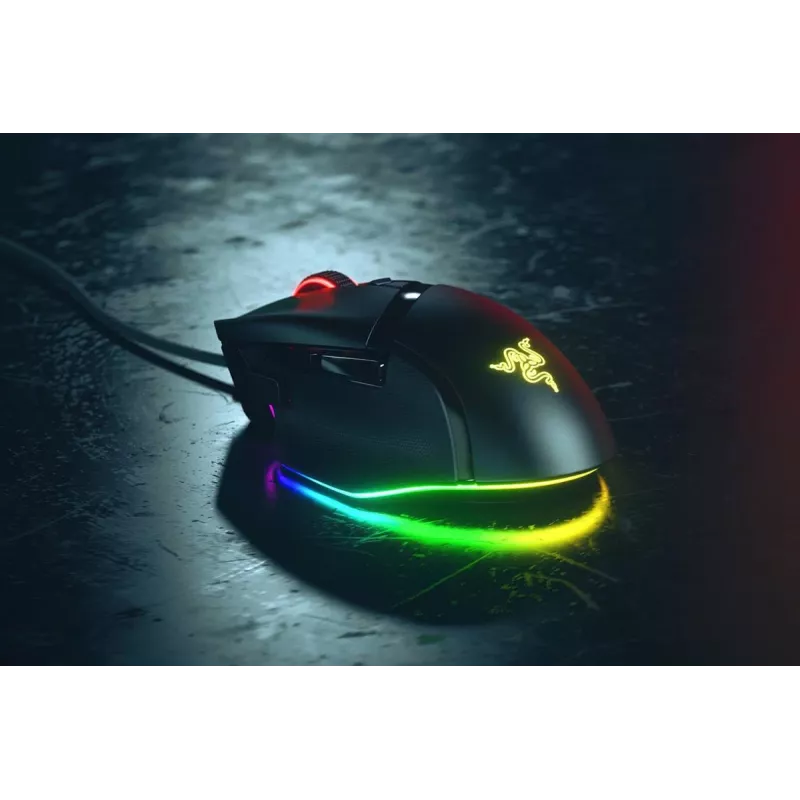 Mouse gaming Razer Basilisk V3, per destrorsi, ottico 26.000 DPI, 11 tasti programmabili, USB Type-A, nero