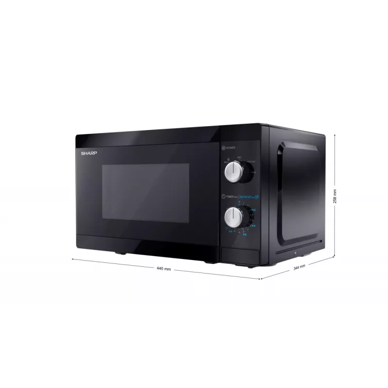 Microonde Sharp YC-MS01E-B nero microonde solo da piano di lavoro 20 l 800 W