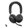 Jabra Evolve2 75 - USB-A MS Teams con supporto da tavolo - nero