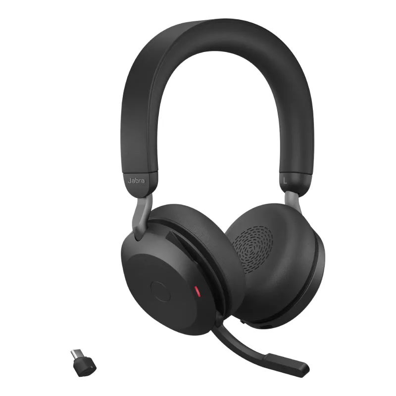 Jabra Evolve2 75 - USB-C UC con supporto da tavolo - nero