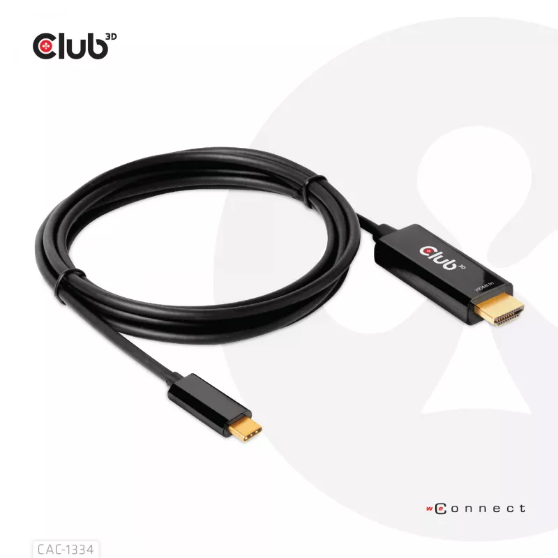 Cavo attivo CLUB3D HDMI a USB Type-C 4K60Hz M/M 1,8 m/6 ft