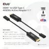 Adattatore attivo CLUB3D HDMI a USB Type-C 4K60Hz M/F