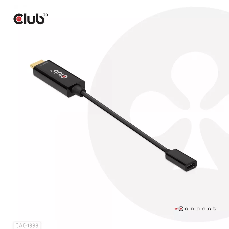Adattatore attivo CLUB3D HDMI a USB Type-C 4K60Hz M/F