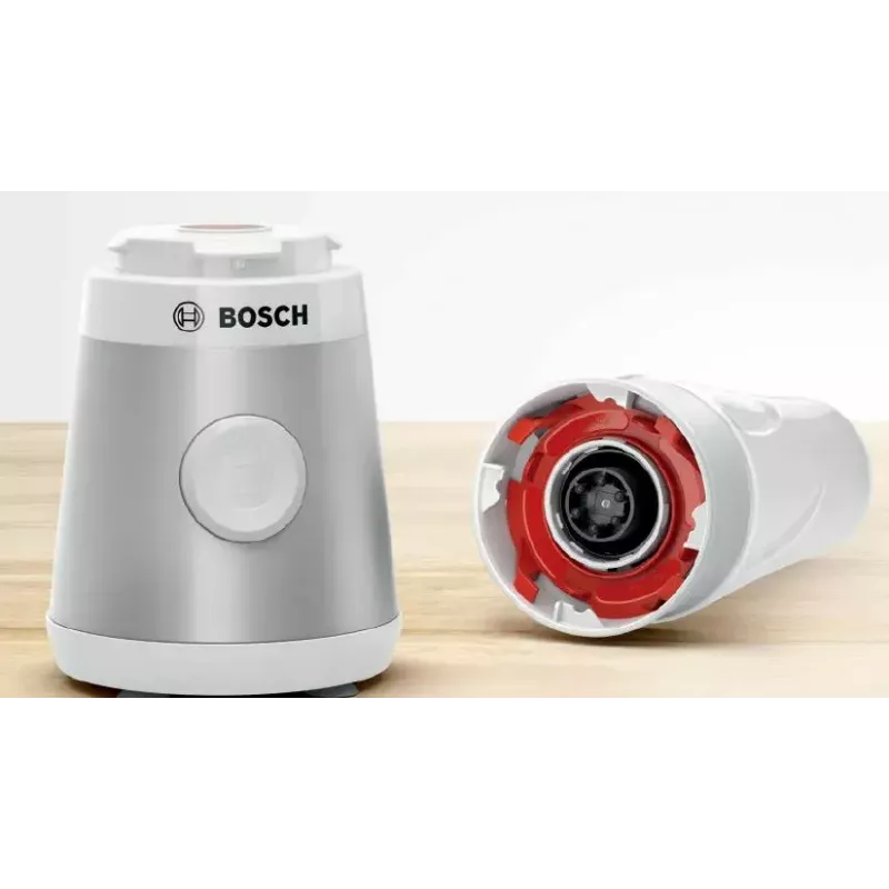 Frullatore da tavolo Bosch VitaPower MMB2111T — 450 W, contenitore Tritan 0,6 L, manopola, argento