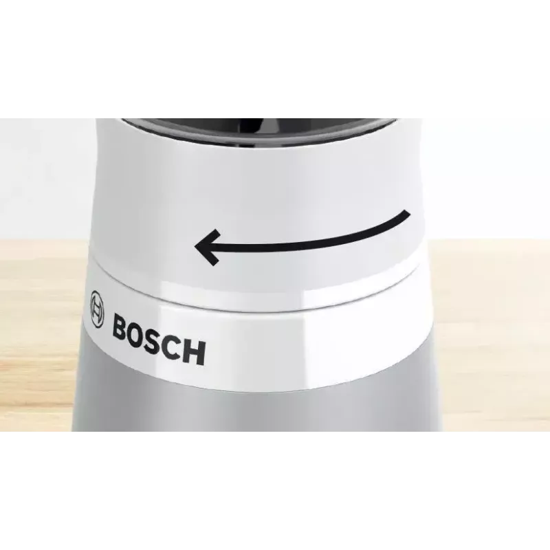 Frullatore da tavolo Bosch VitaPower MMB2111T — 450 W, contenitore Tritan 0,6 L, manopola, argento