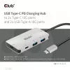 Hub di ricarica CLUB3D USB Gen2 Type-C PD con 2x porte Type-C 10G e 2x porte USB Type-A 10G