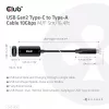 Club 3D CAC-1536 cavo di prolunga USB 3.2 Gen2 da Type-C a Type-A, 10 Gbps, maschio/femmina, 5 m, nero