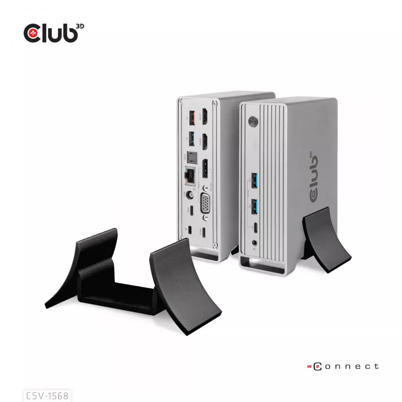 Docking station CLUB3D CSV-1568 case in metallo USB Gen2 Type-C USB Gen2 Type-A HDMI DP VGA RJ45 120W