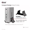 Docking station CLUB3D CSV-1568 case in metallo USB Gen2 Type-C USB Gen2 Type-A HDMI DP VGA RJ45 120W