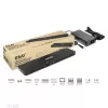CLUB3D USB Gen1 Type-C Triple Display DP Alt Mode Displaylink Dynamic PD Charging Dock con alimentatore da 120 Watt