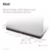 CLUB3D USB Gen1 Type-C Triple Display DP Alt Mode Displaylink Dynamic PD Charging Dock con alimentatore da 120 Watt
