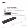 CLUB3D USB Gen1 Type-C Triple Display DP Alt Mode Displaylink Dynamic PD Charging Dock con alimentatore da 120 Watt