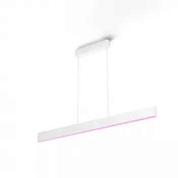 Lampada a sospensione Philips Hue Ensis – luce bianca e colorata, Bluetooth, 220–240V, Ø40mm, profondità 1299mm, altezza min. 164cm