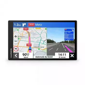 Navigatore GPS per auto GARMIN DriveSmart 76 — touchscreen TFT da 7 pollici, 32 GB di memoria, Wi‑Fi, Bluetooth, aggiornamenti mappe a vita (EU MT-S)