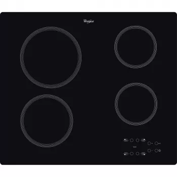 Piano cottura a induzione WHIRLPOOL AKT 801/NE — 4 zone 60 cm, controllo touch, vetroceramica nera
