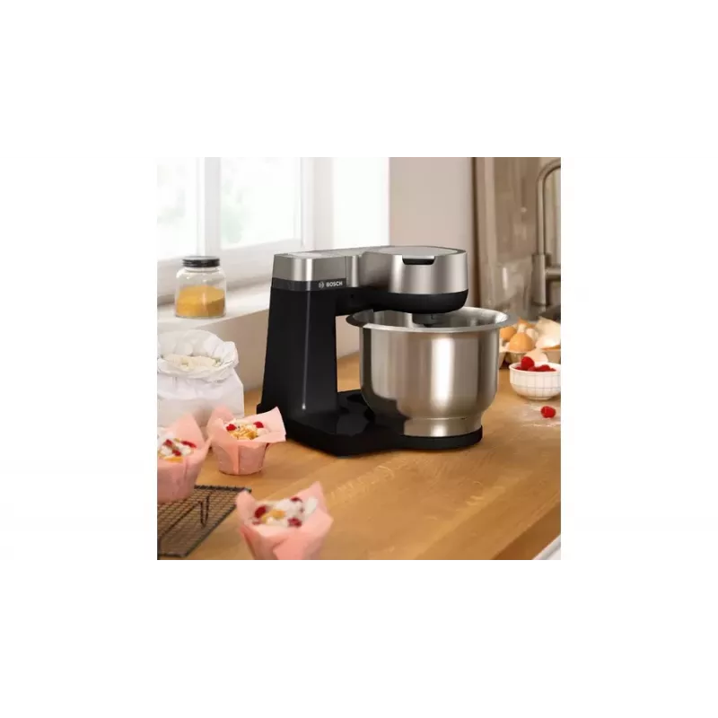 Bosch Serie 2 MUMS2VM00 robot da cucina 900 W 3,8 l nero, argento