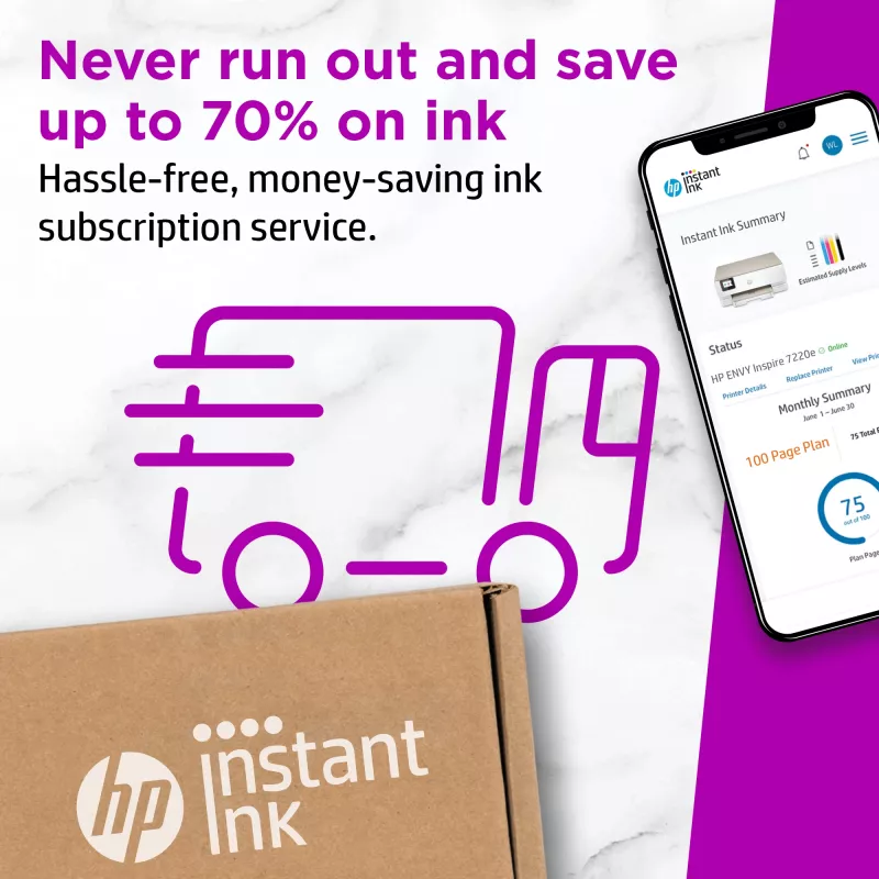 HP ENVY Inspire 7220e stampante all-in-one a colori wireless, Instant Ink; copiatrice, scanner