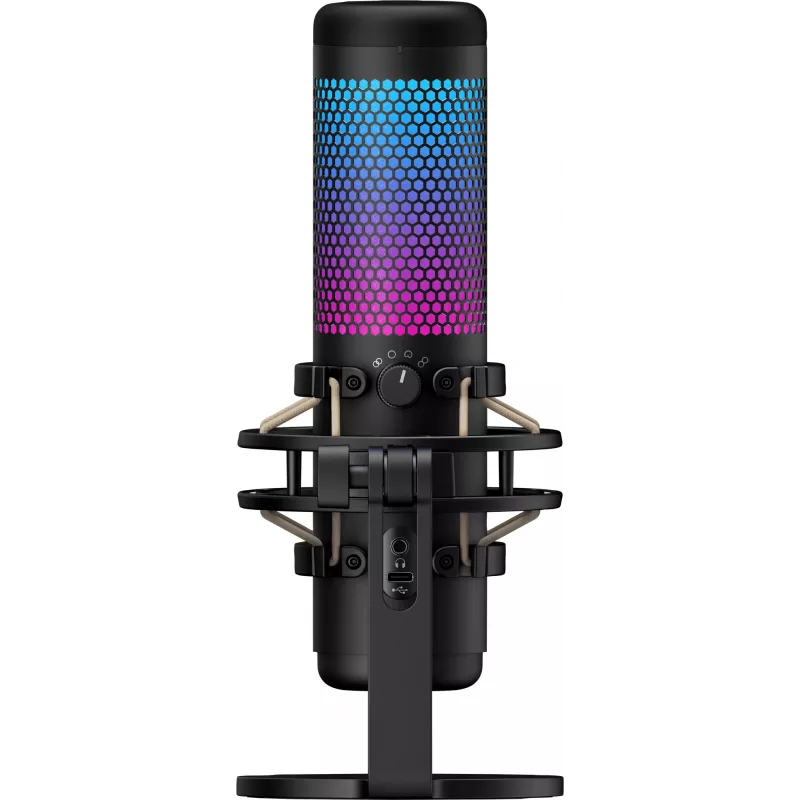 HyperX QuadCast S - microfono USB (nero-grigio) - illuminazione RGB